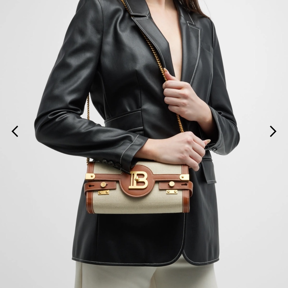 ‼️SOLD‼️ B-Buzz 23 canvas balmain chain clutch bag. - Picture 7 of 8